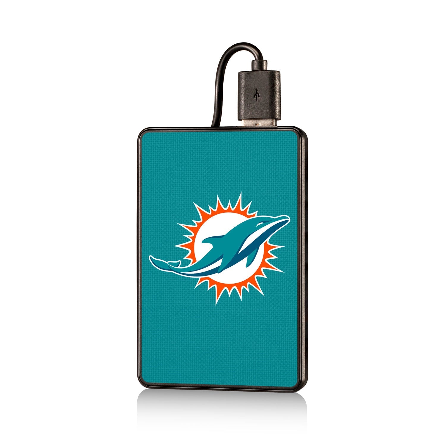 Miami Dolphins Solid 2200mAh Credit Card Powerbank