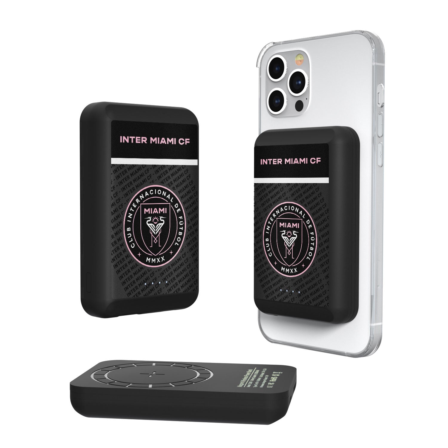 Inter Miami CF Endzone Plus 5000mAh Magnetic Wireless Charger