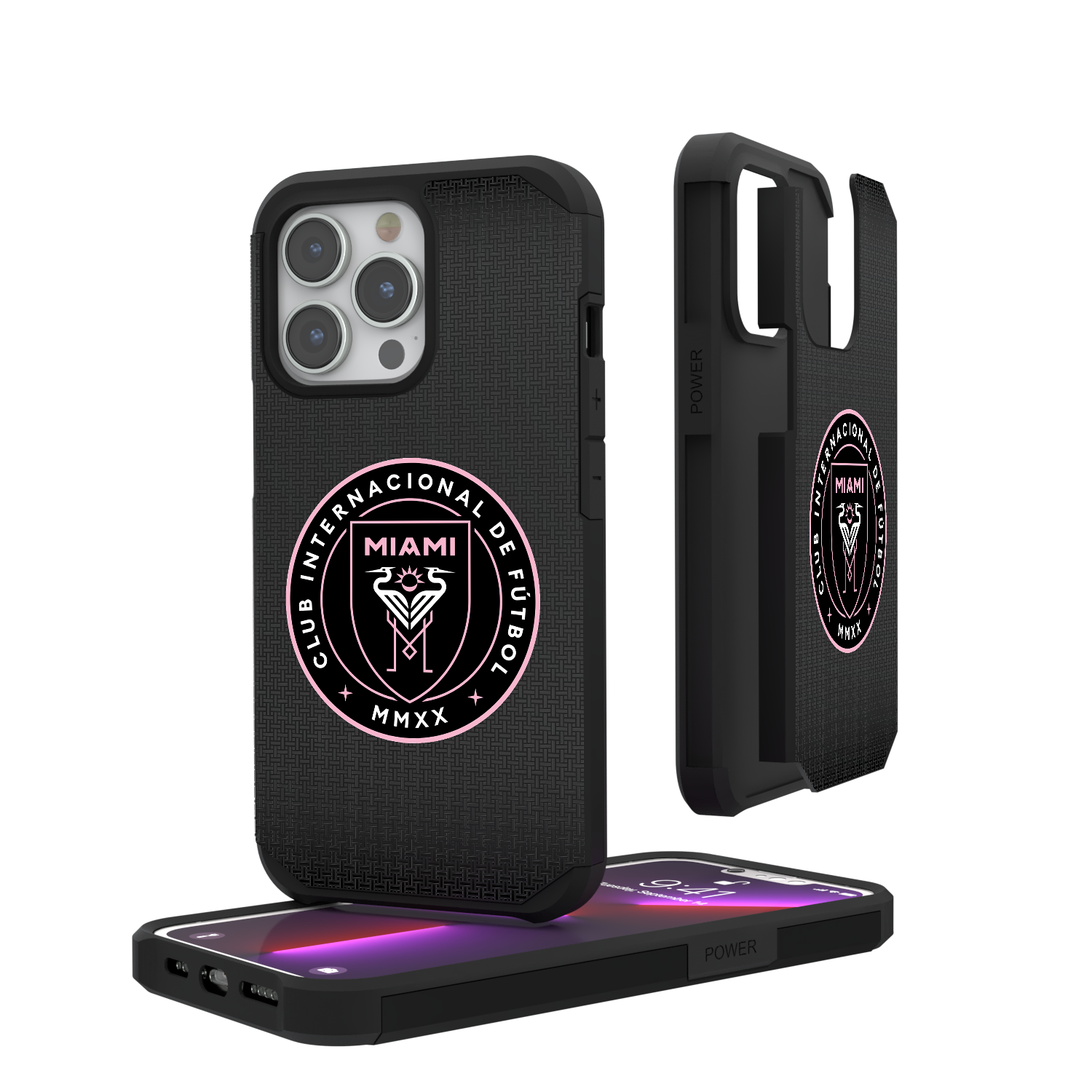 Inter Miami CF Linen Rugged Phone Case