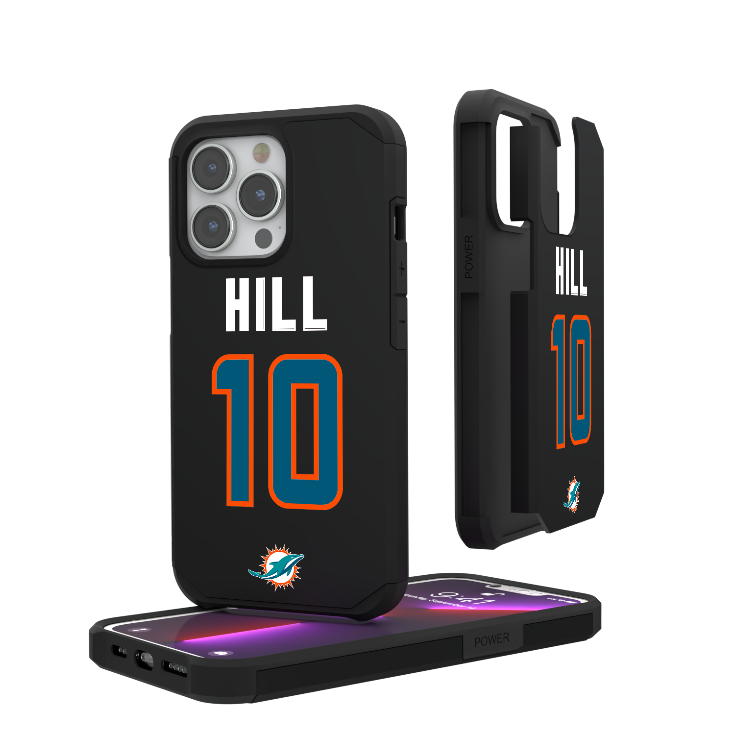 Tyreek Hill Miami Dolphins 10 Ready Rugged Phone Case