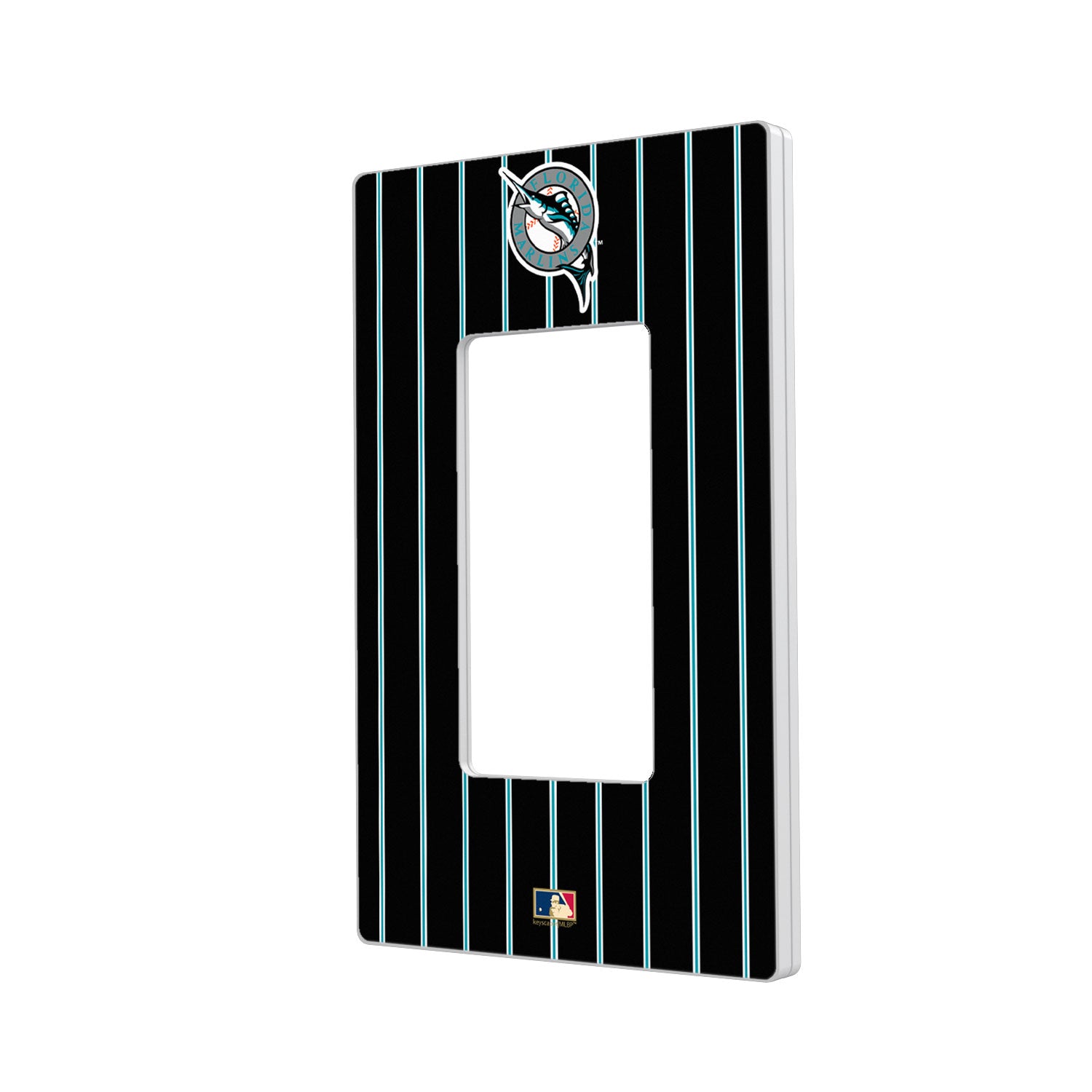 Miami Marlins 1993-2011 - Cooperstown Collection Pinstripe Hidden-Screw Light Switch Plate