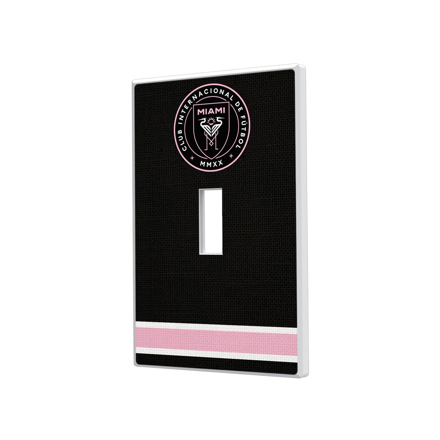 Inter Miami CF Stripe Hidden-Screw Light Switch Plate