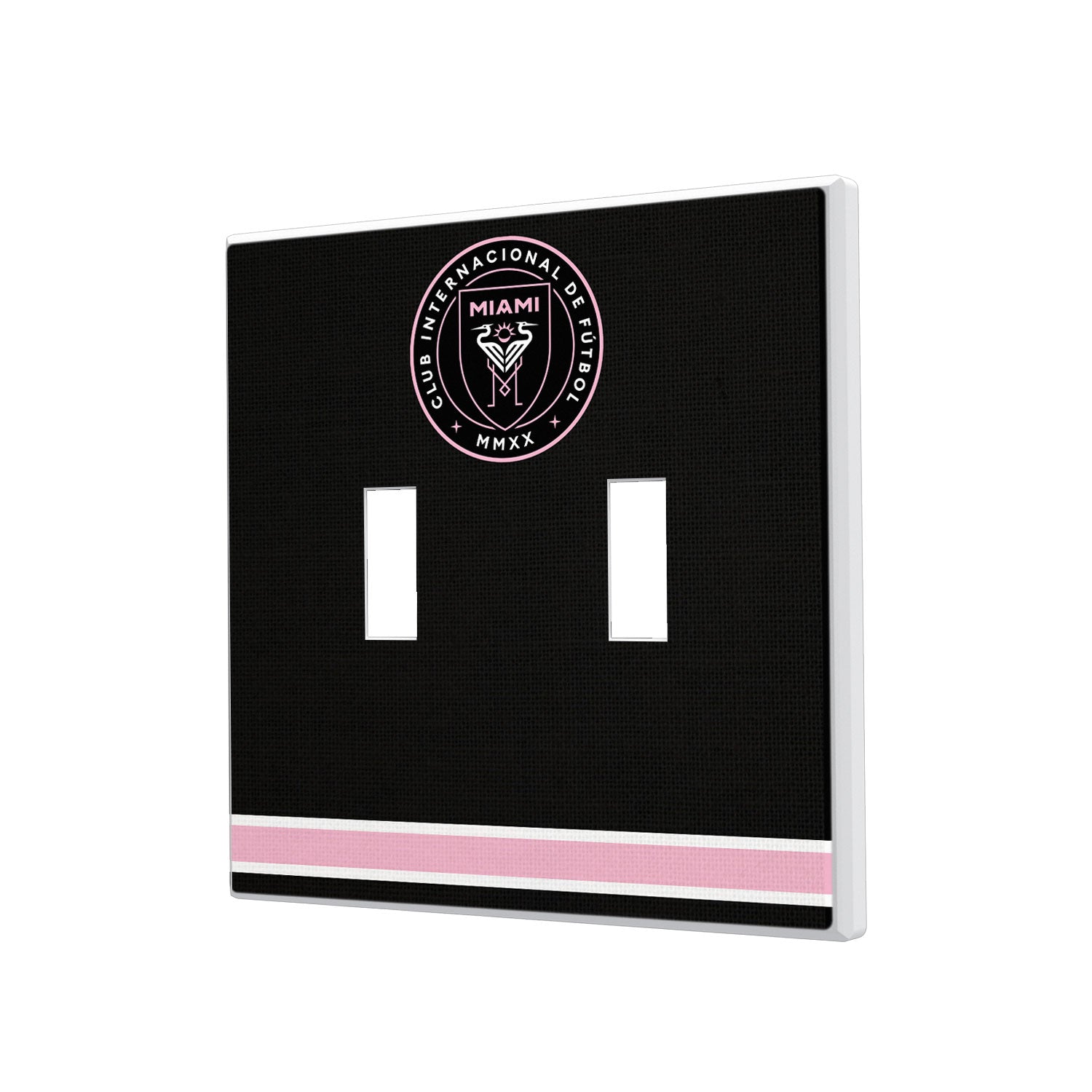 Inter Miami CF Stripe Hidden-Screw Light Switch Plate