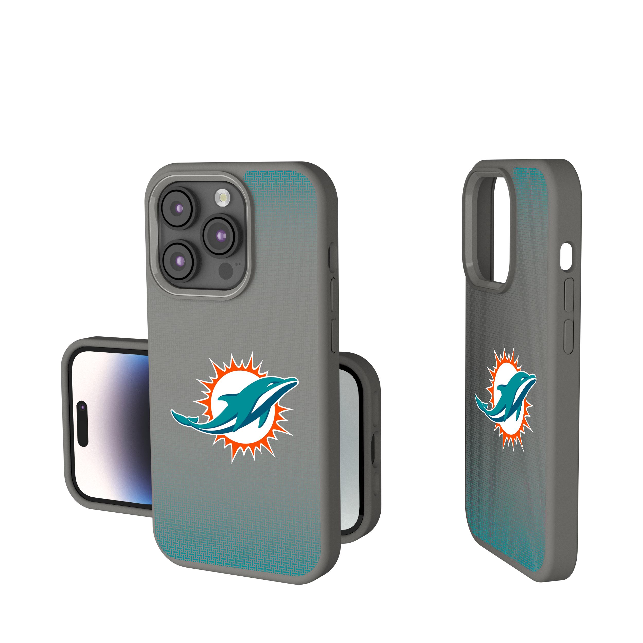 Miami Dolphins Linen Soft Touch Phone Case