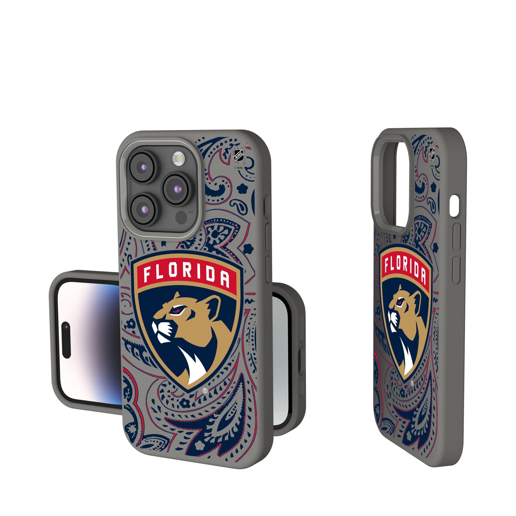 Florida Panthers Paisley Soft Touch Phone Case