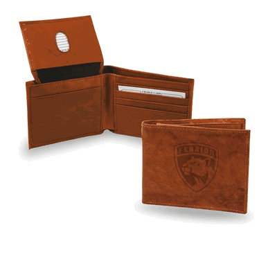 Florida Panthers Leather Billfold Wallet