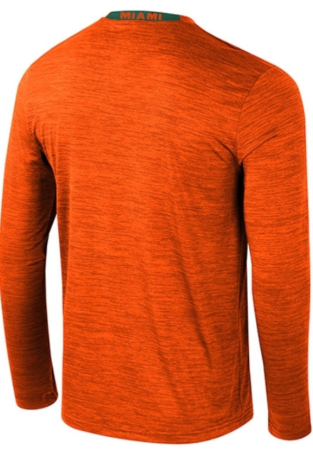 Miami Hurricanes Colosseum Dozer L/S T-shirt - Orange