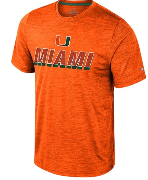 Miami Hurricanes Colosseum Dozer Heathered T-Shirt - Orange