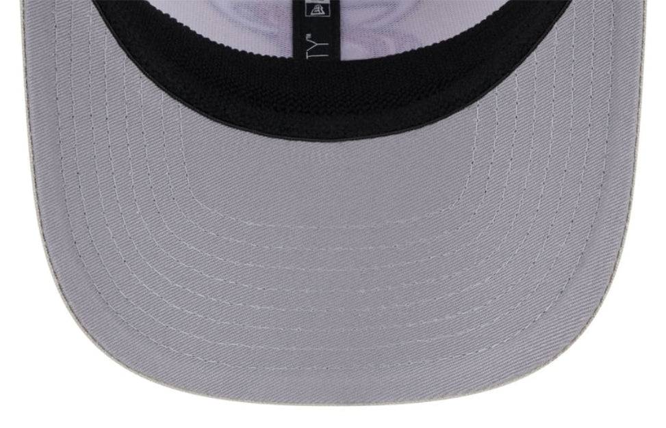 Miami Heat New Era 9Seventy Canvas Mesh Back Stretch-Snap Hat - Stone