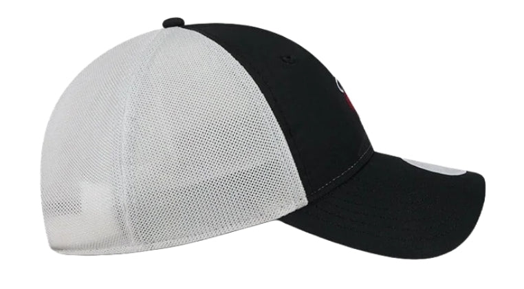 Miami Heat New Era Womens 9Twenty Glitter Mesh Trucker Hat - Black/White