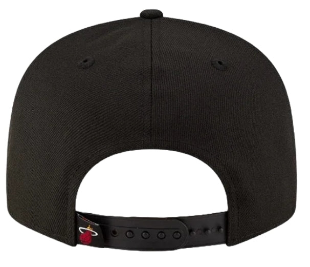 Miami Heat New Era Youth 9Fifty Team Splatter Snapback Hat - Black