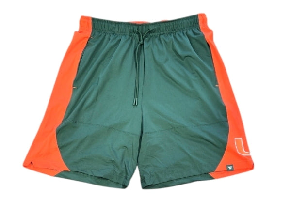 Miami Hurricanes Fanatics Strength Unleashed Shorts - Green