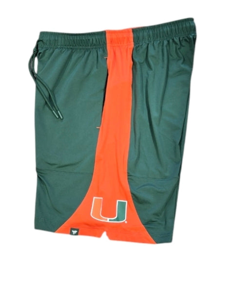 Miami Hurricanes Fanatics Strength Unleashed Shorts - Green