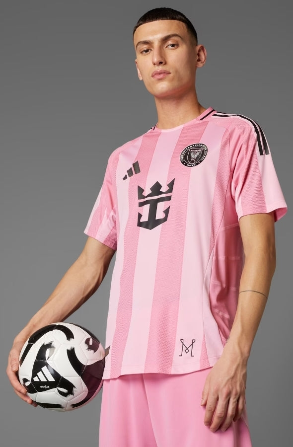 Lionel Messi Inter Miami CF adidas 2025 Euforia Authentic Player Jersey - Light Pink