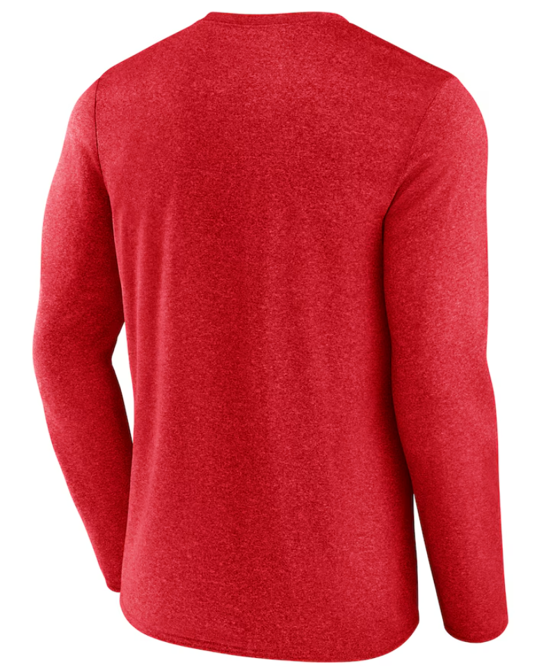 Florida Panthers Transition Heathered Long Sleeve T-Shirt - Red