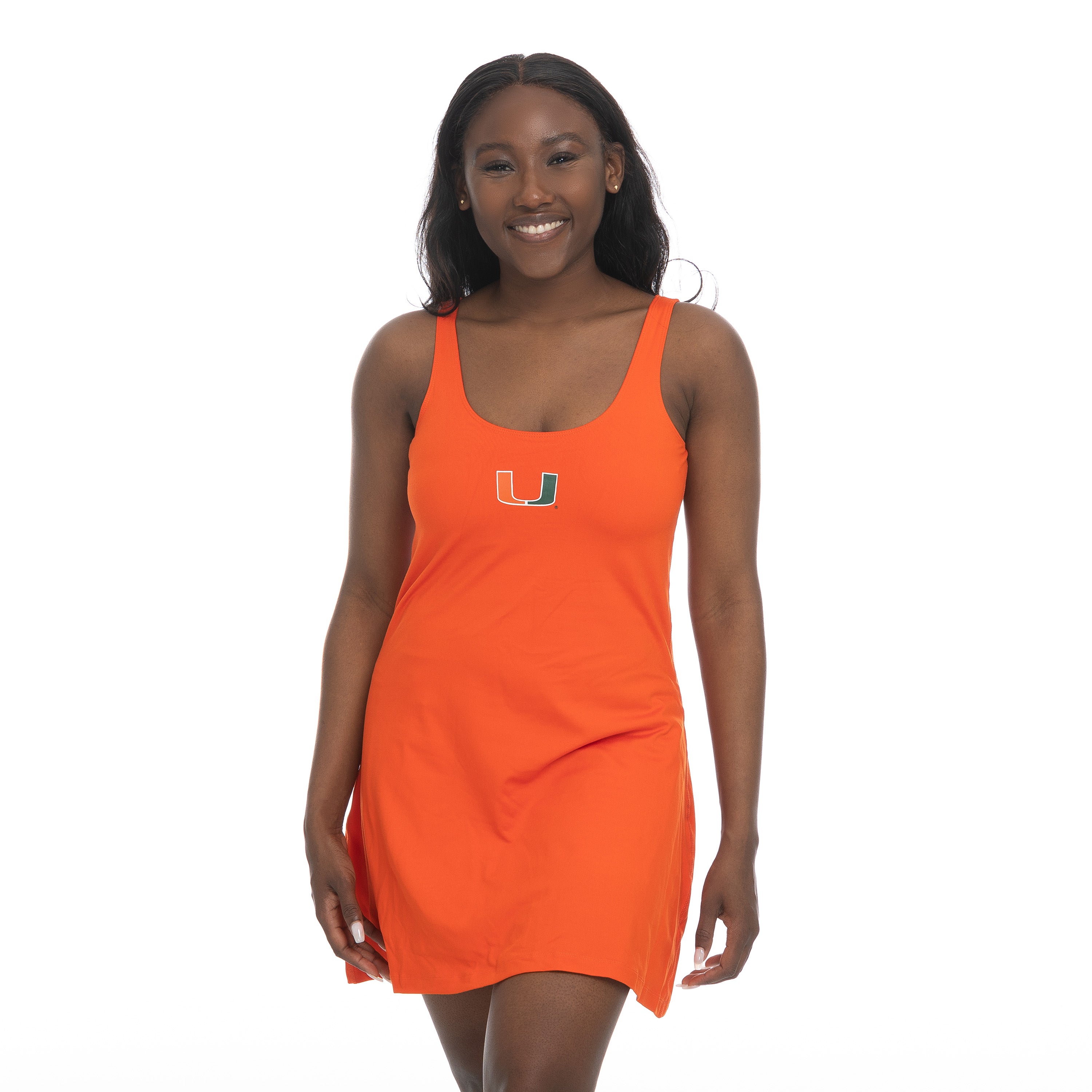 Miami Hurricanes ZooZatz U Dress with Shorts and Pockets - Orange