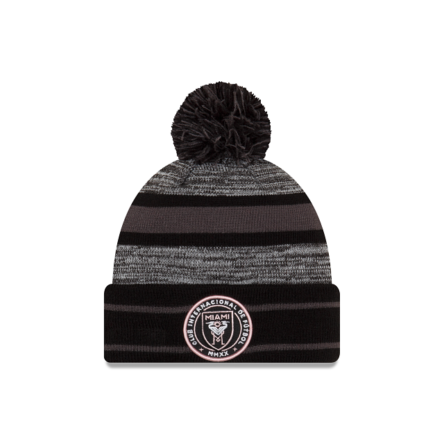 LAS VEGAS RAIDERS - NFL Pom Pom Black / White One Size NEW ERA Beanie Hat  NEW |