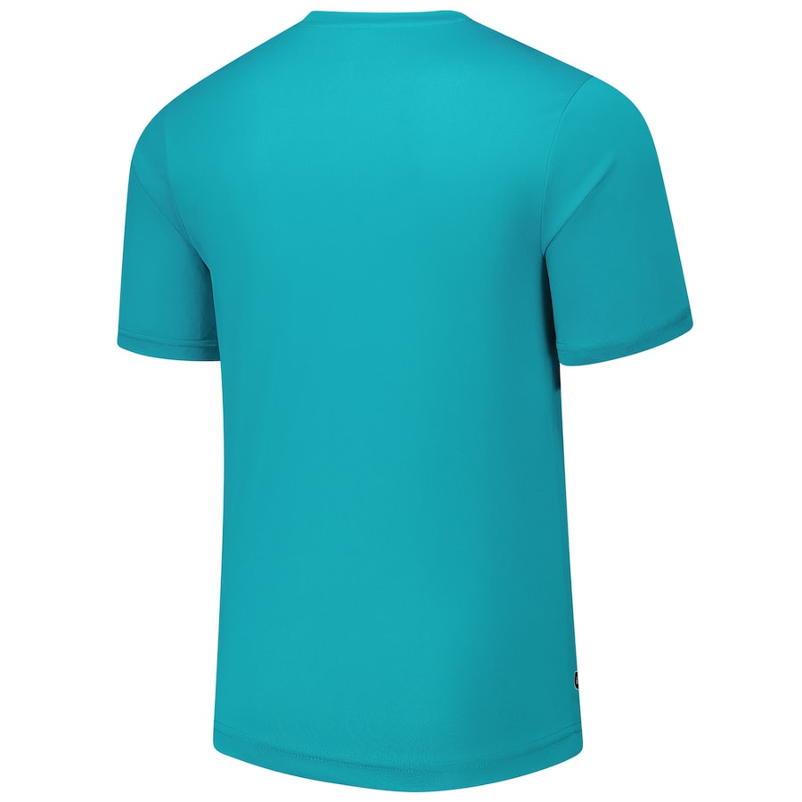 Miami Dolphins Stadium Retro Logo T-Shirt - Aqua