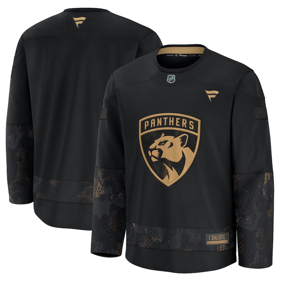 Florida Panthers NHL Men's Military Appreciation Practice Jersey - Black