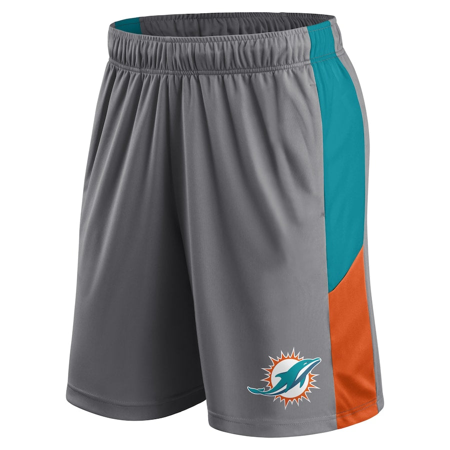 Miami Dolphins Fanatics Primary Logo Shorts - Grey