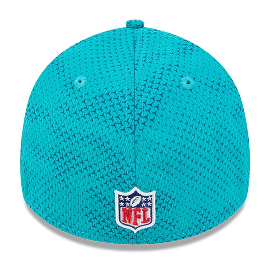 Miami Dolphins New Era 2024 Sideline 39THIRTY Flex Fit Hat - Aqua