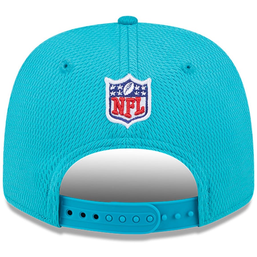 Miami Dolphins New Era 2024 Sideline 9Seventy Stretch-Snap Hat - Aqua