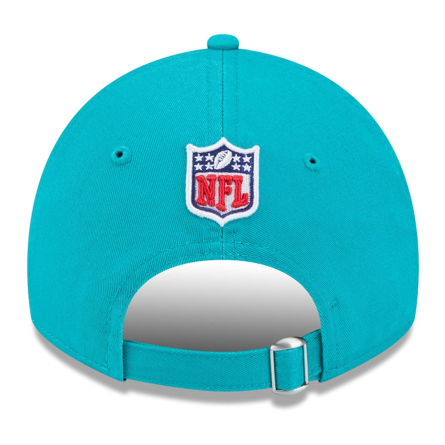 Miami Dolphins New Era 2024 Sideline 9Twenty Adjustable Hat - Aqua