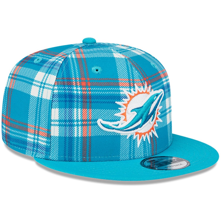 Miami Dolphins New Era 2024 Sideline Statement 9Fifty Snapback Hat - Aqua