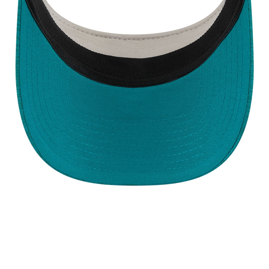 Miami Dolphins New Era 2024 Historic Adjustable Visor - Stone/Aqua