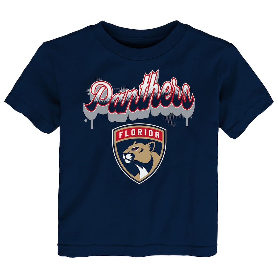 Florida Panthers Bubbly Script Toddler T-Shirt - Navy