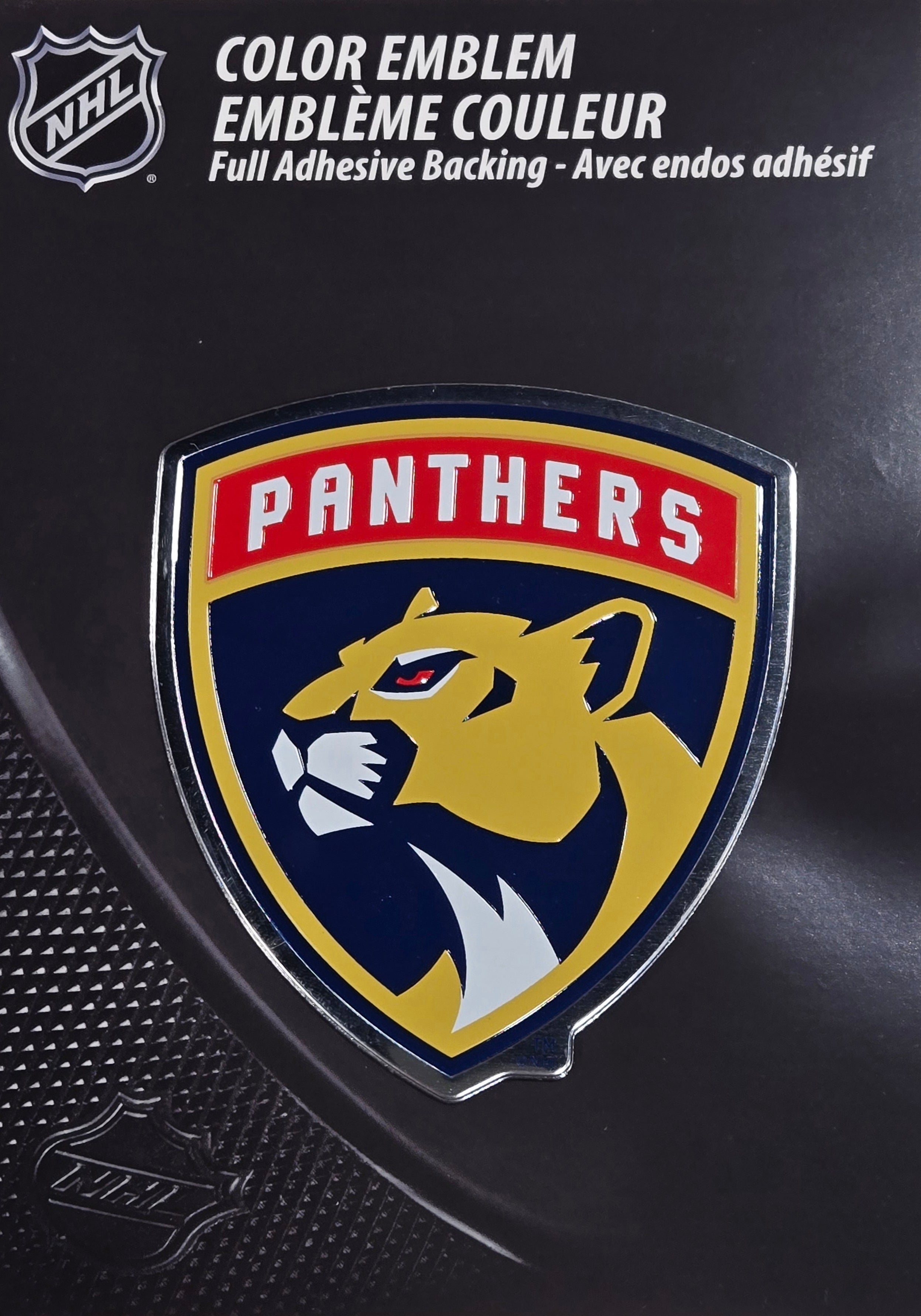 Florida Panthers Primary Logo Embossed Auto Emblem