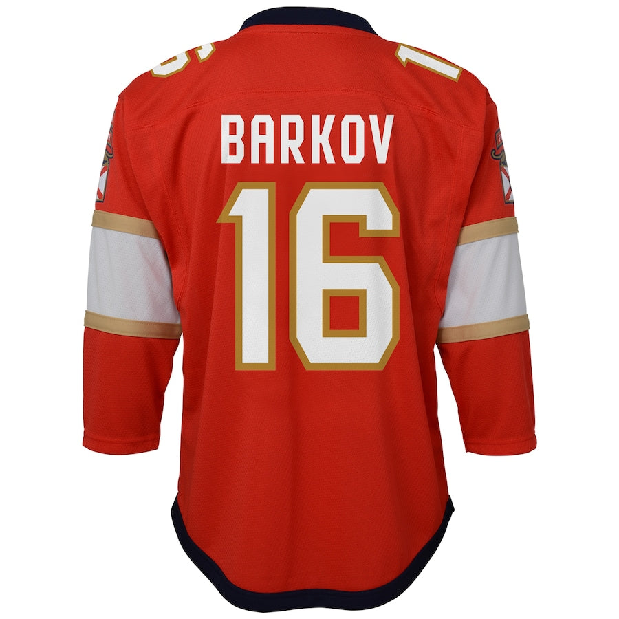 Florida Panthers Youth Aleksander Barkov Replica Home Jersey - Red