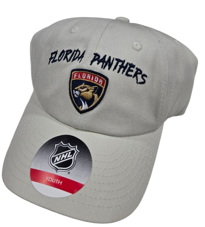 Florida Panthers Youth Star Power Slouch Adjustable Hat - Cream