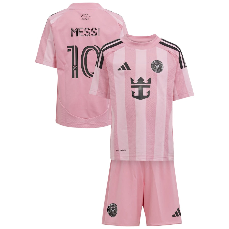 Lionel Messi Inter Miami CF adidas Toddler 2025 Euforia Mini Kit - Light Pink