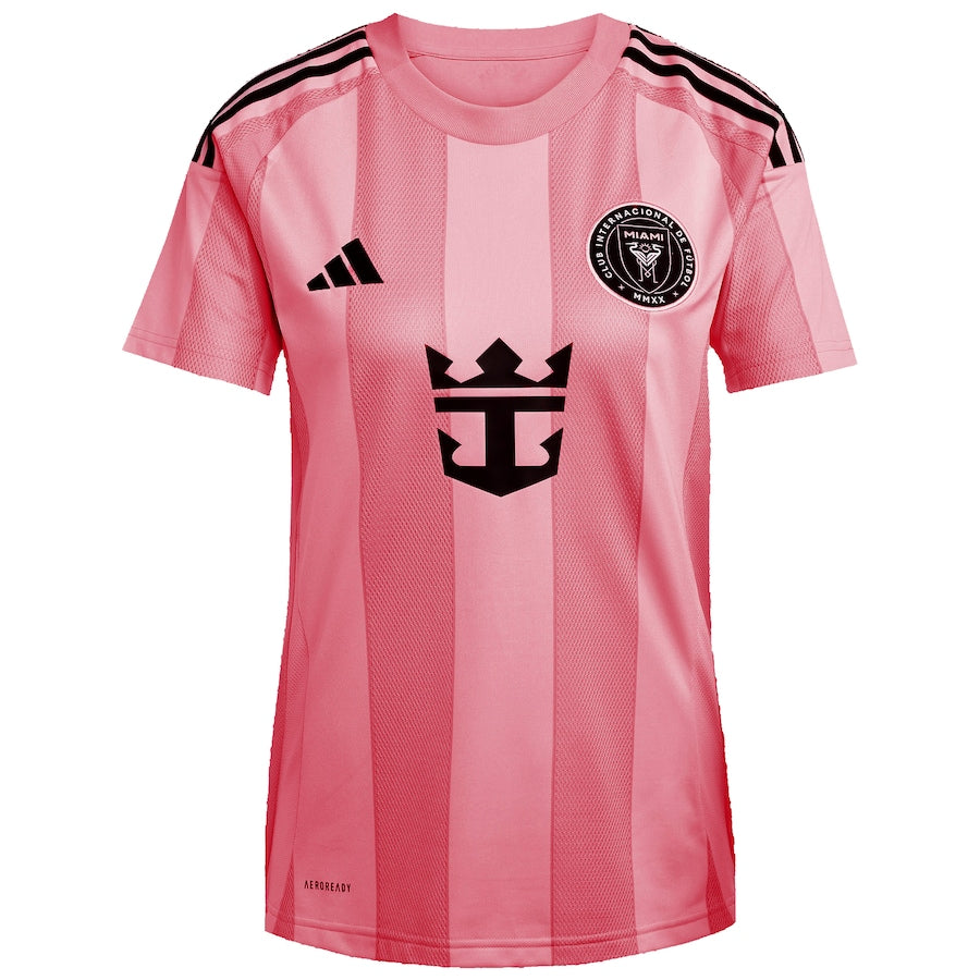 Lionel Messi Inter Miami CF adidas Women's 2025 Euforia Replica Player Jersey - Light Pink