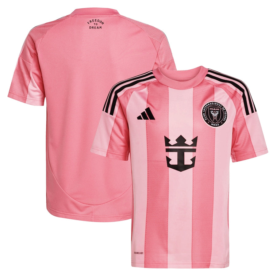 Inter Miami CF adidas Youth 2025 Euforia Replica Jersey - Light Pink