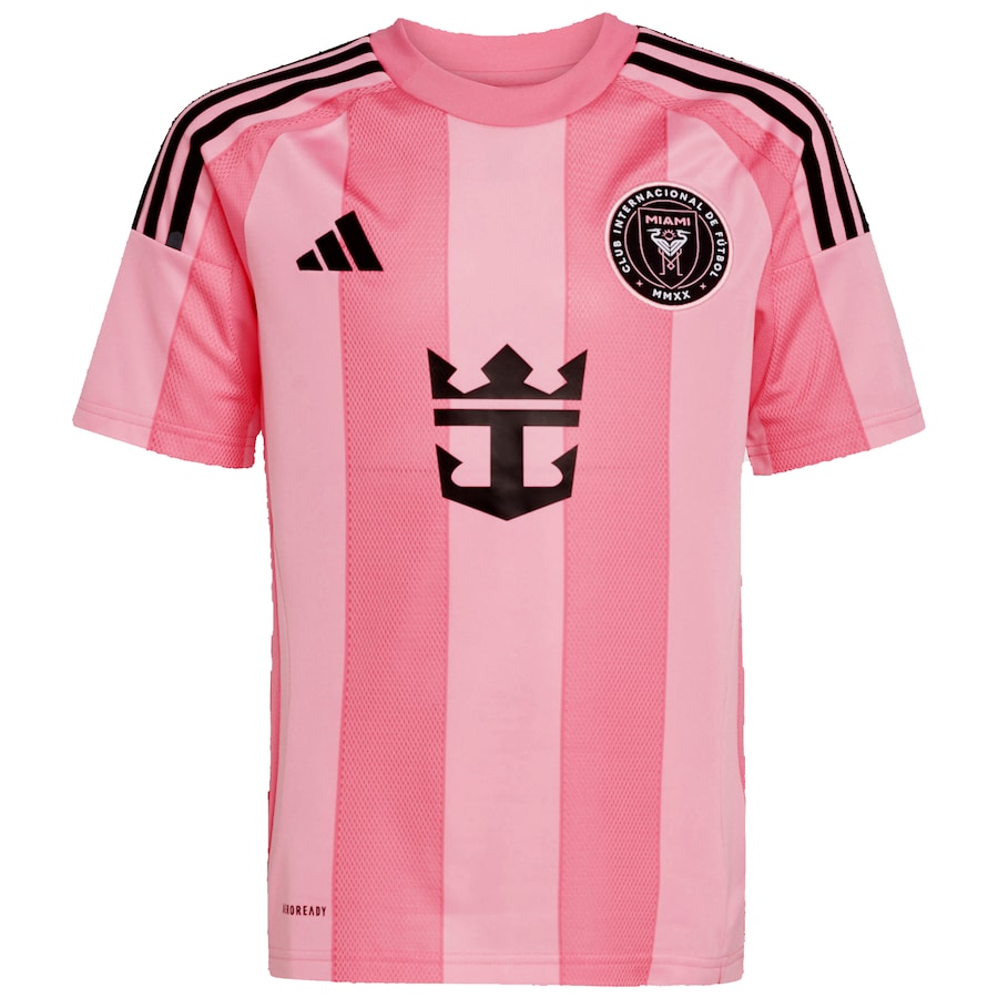 Lionel Messi Inter Miami CF adidas Youth 2025 Euforia Replica Player Jersey - Light Pink