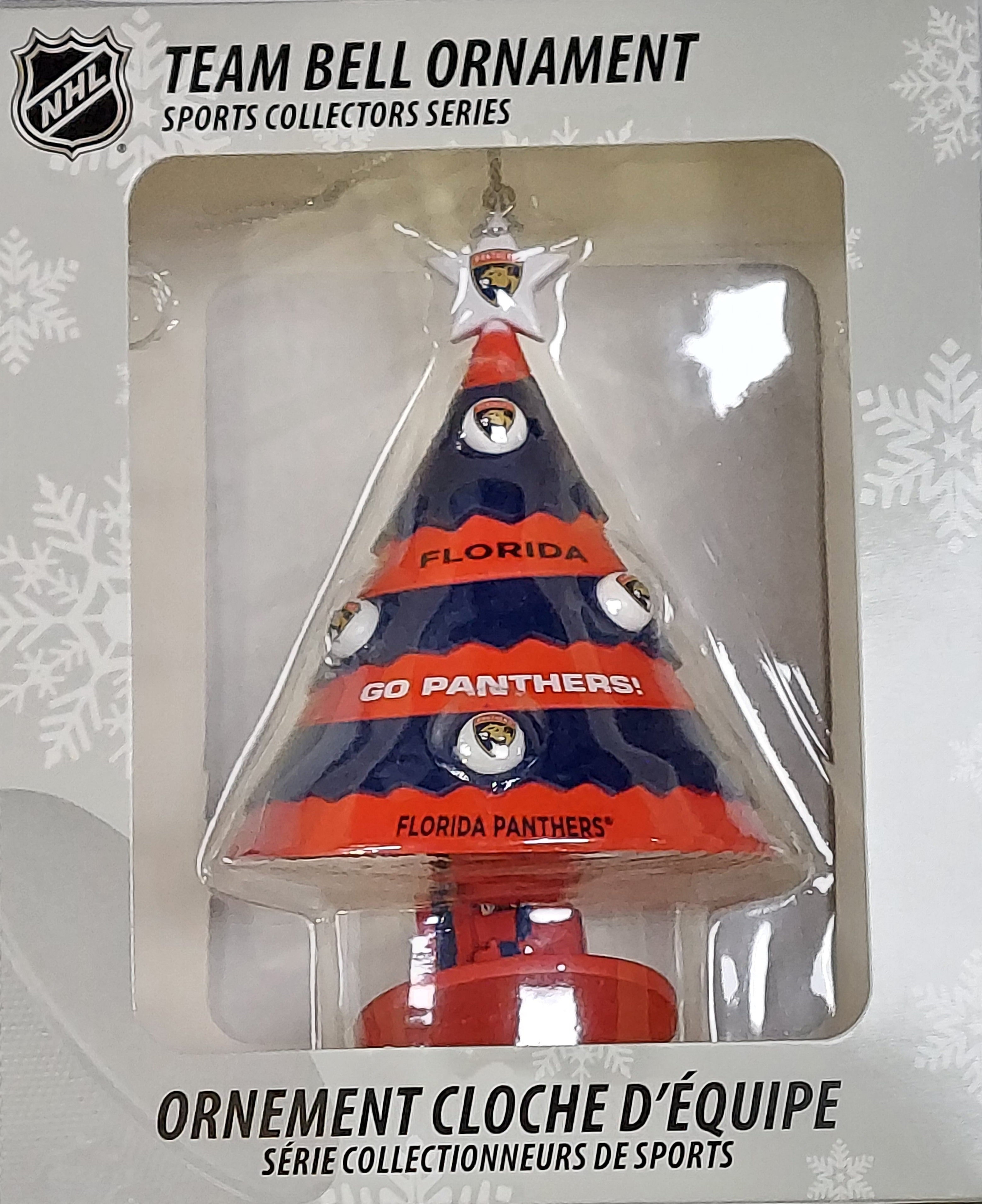 Florida Panthers Team Bell Ornament