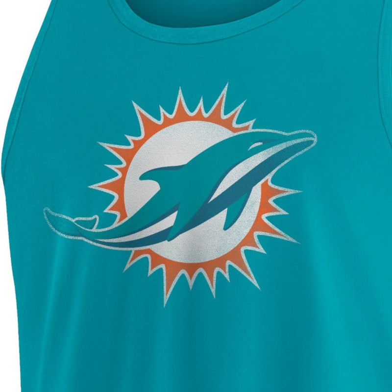 Men's Nike Aqua Miami Dolphins Primary Logo T-Shirt