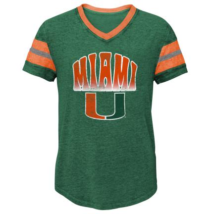 Miami Hurricanes Kids Catch The Wave T-Shirt - Green