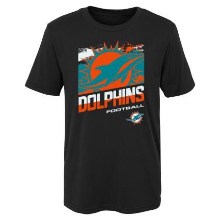 Miami Dolphins Tyreek Hill Kids Mainliner Player N&N T-Shirt - Aqua