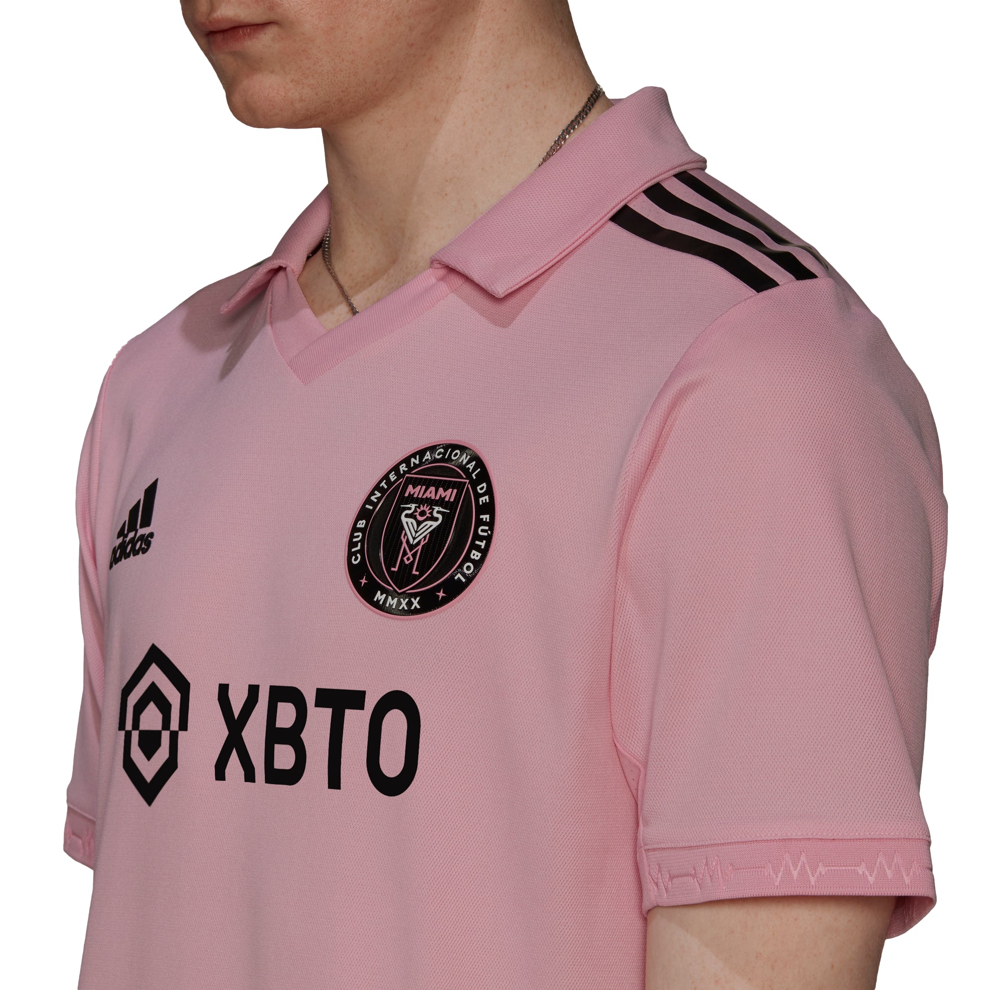 Lionel Messi Inter Miami CF adidas Women's 2023 The Heart Beat Kit Replica  Jersey - Pink