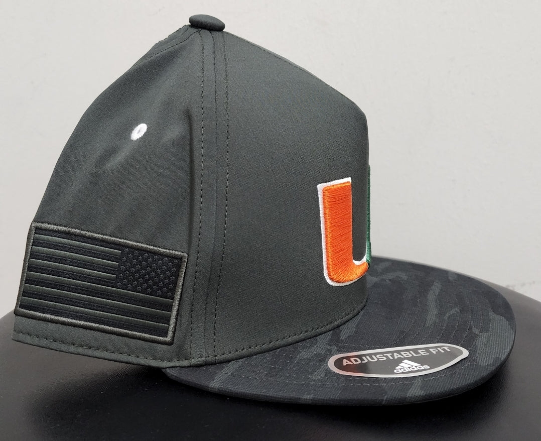 Carolina Hurricanes adidas Military Appreciation Flex Hat - Camo/Black