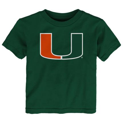 Miami Hurricanes Toddler U Logo T-Shirt - Green