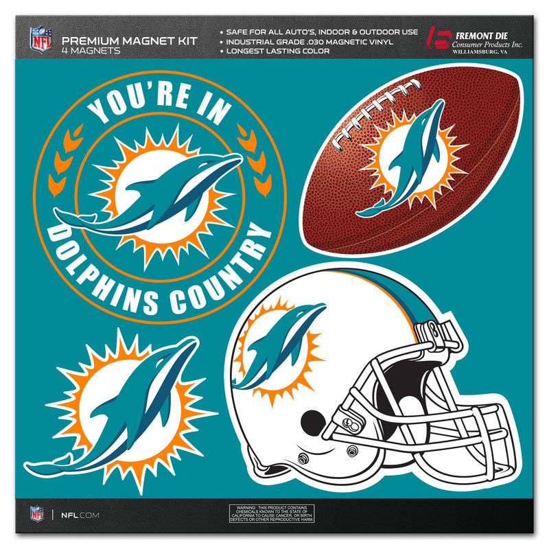 Magnetic NFL Football Schedule - Miami Dolphins