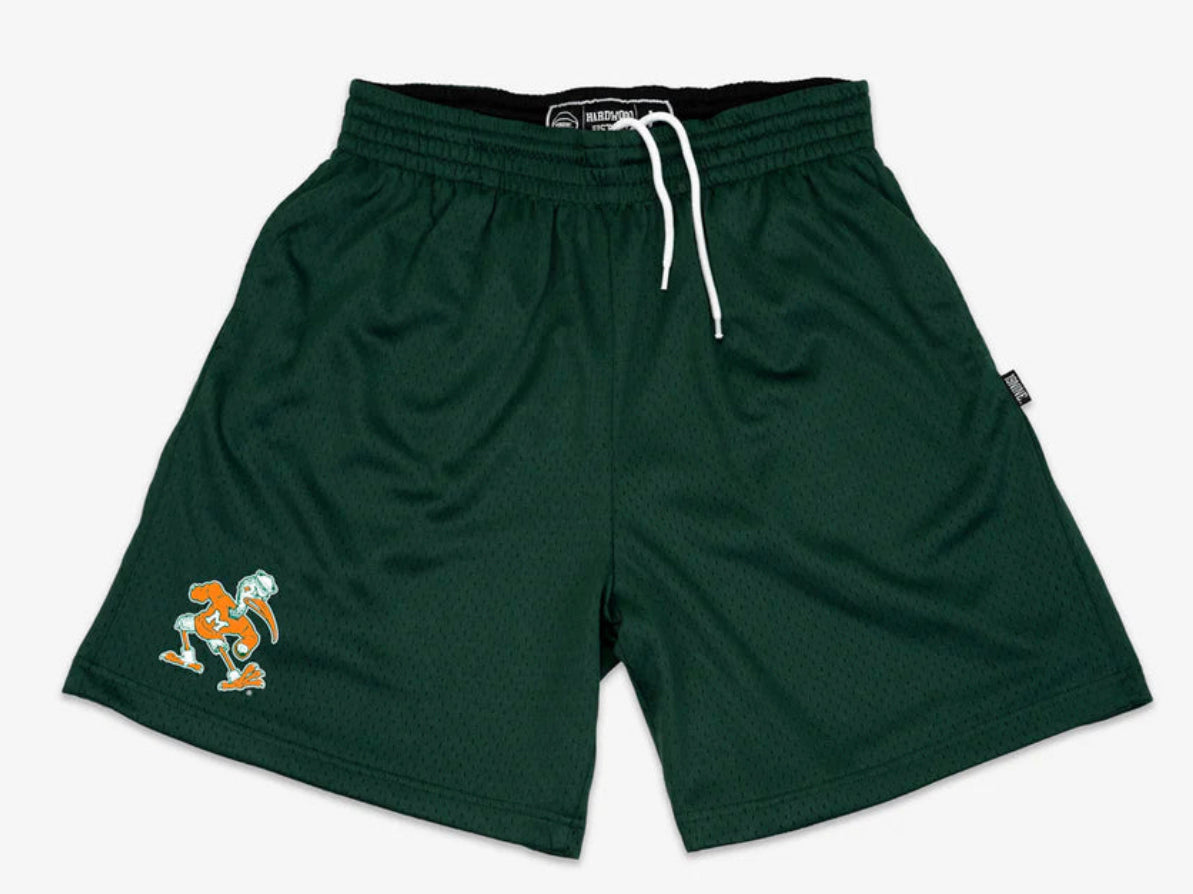 University of store miami basketball shorts