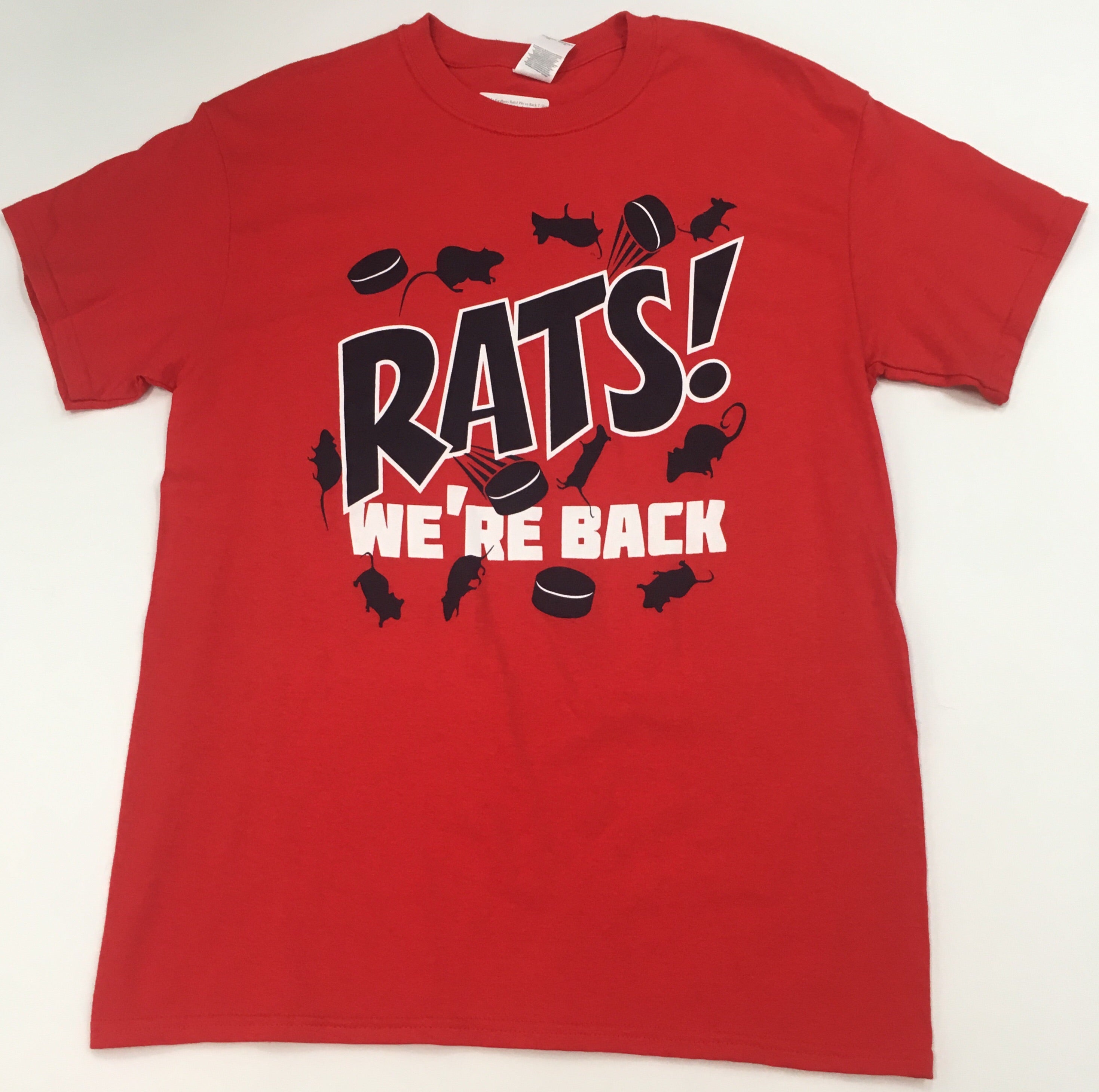 Panthers Flying Rats! We're Back T-Shirt  - Red