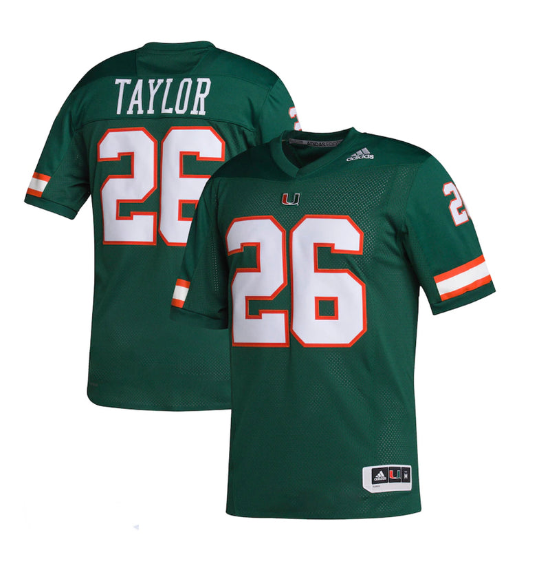 SEAN TAYLOR #26 Miami Hurricanes Team Nike L Large Orange Green Jersey The  U $169.99 - PicClick