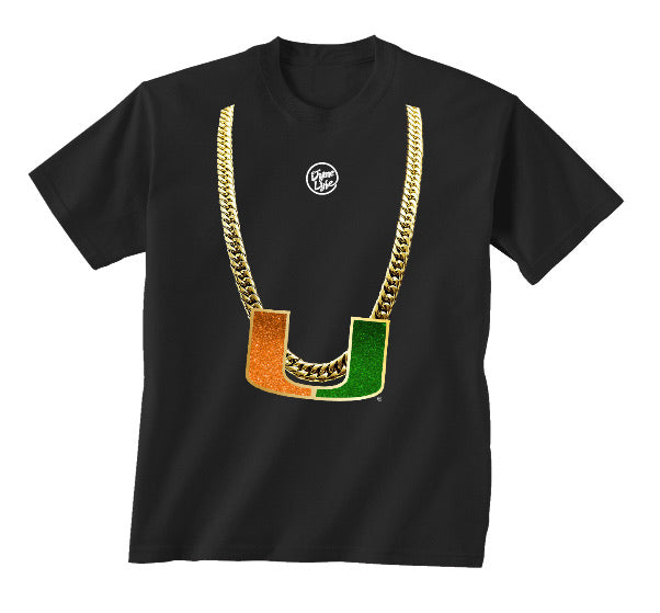 Miami hurricanes best sale turnover chain shirt