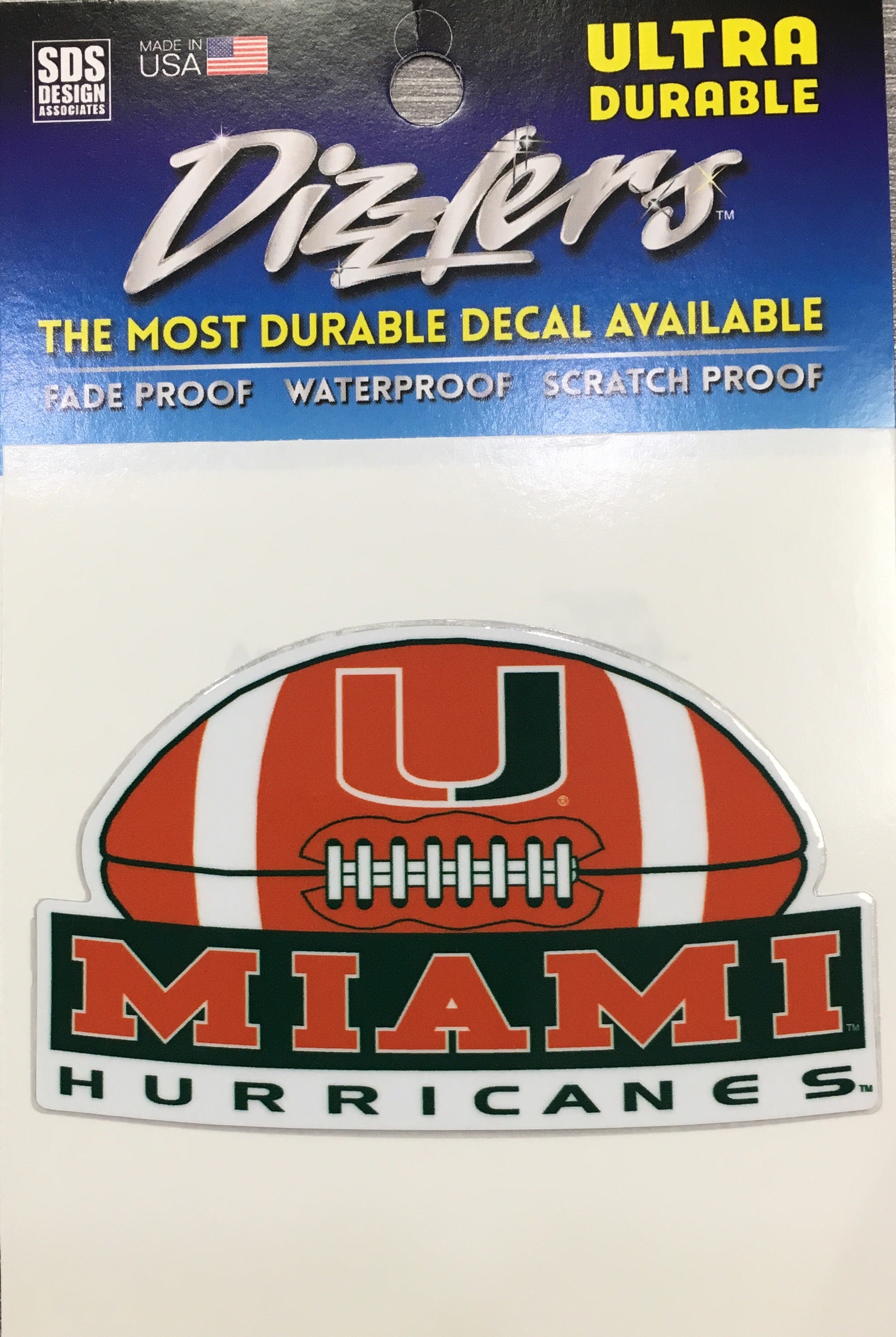 Miami Hurricanes Football Banner Dizzler